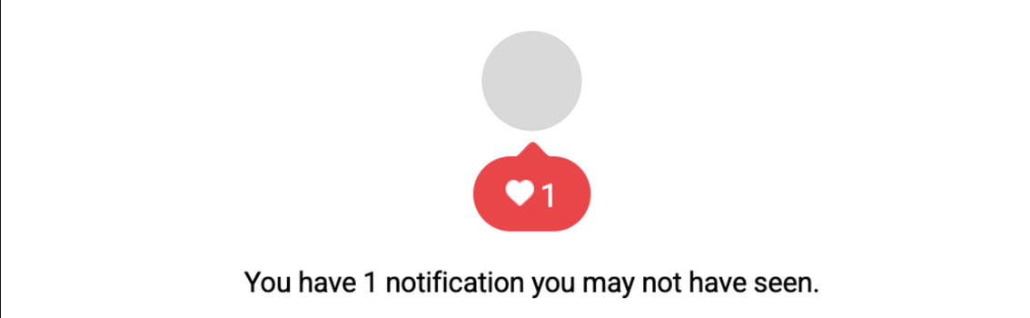 The notification section from the email